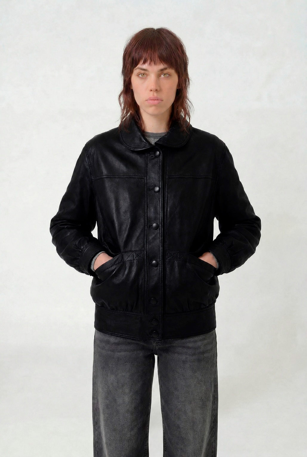 CAMPERA DE CUERO BRUCK