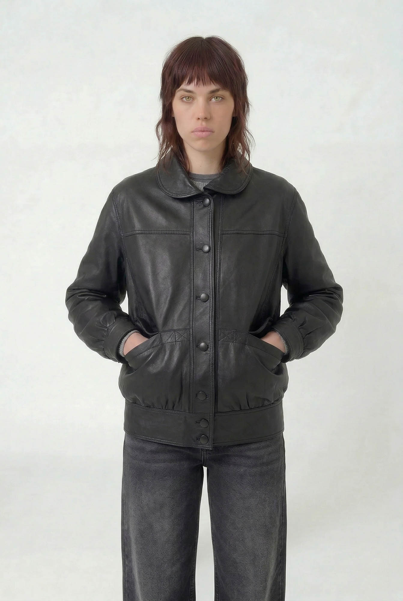 CAMPERA DE CUERO BRUCK