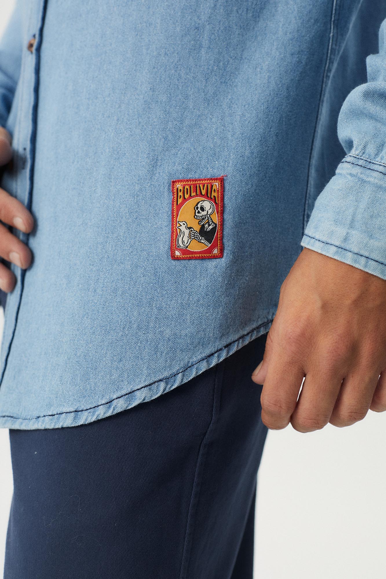 BS2411008-99 - CAMISA RAS DENIM DUBLIN