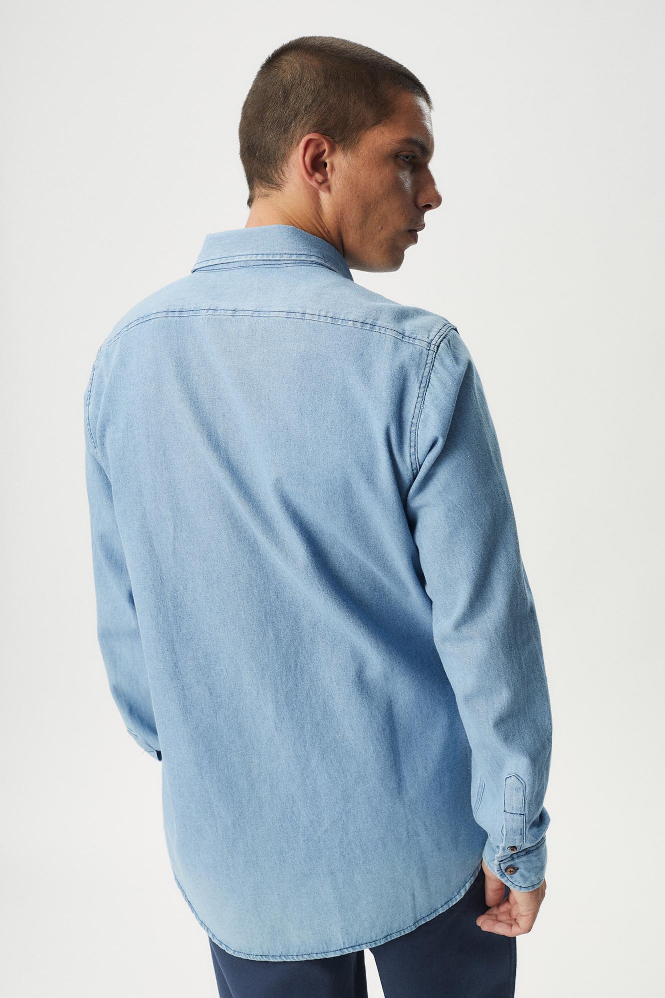 BS2411008-99 - CAMISA RAS DENIM DUBLIN