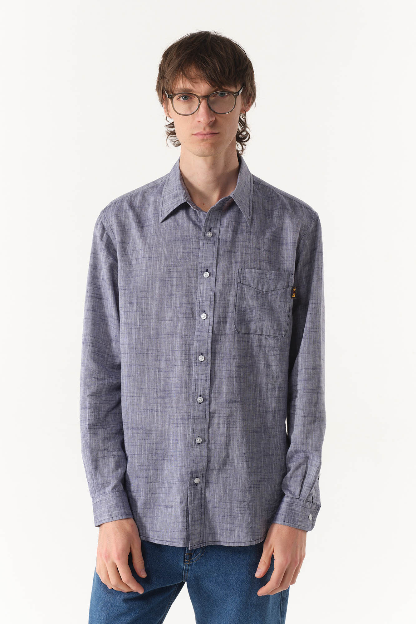 CAMISA RAS LINO