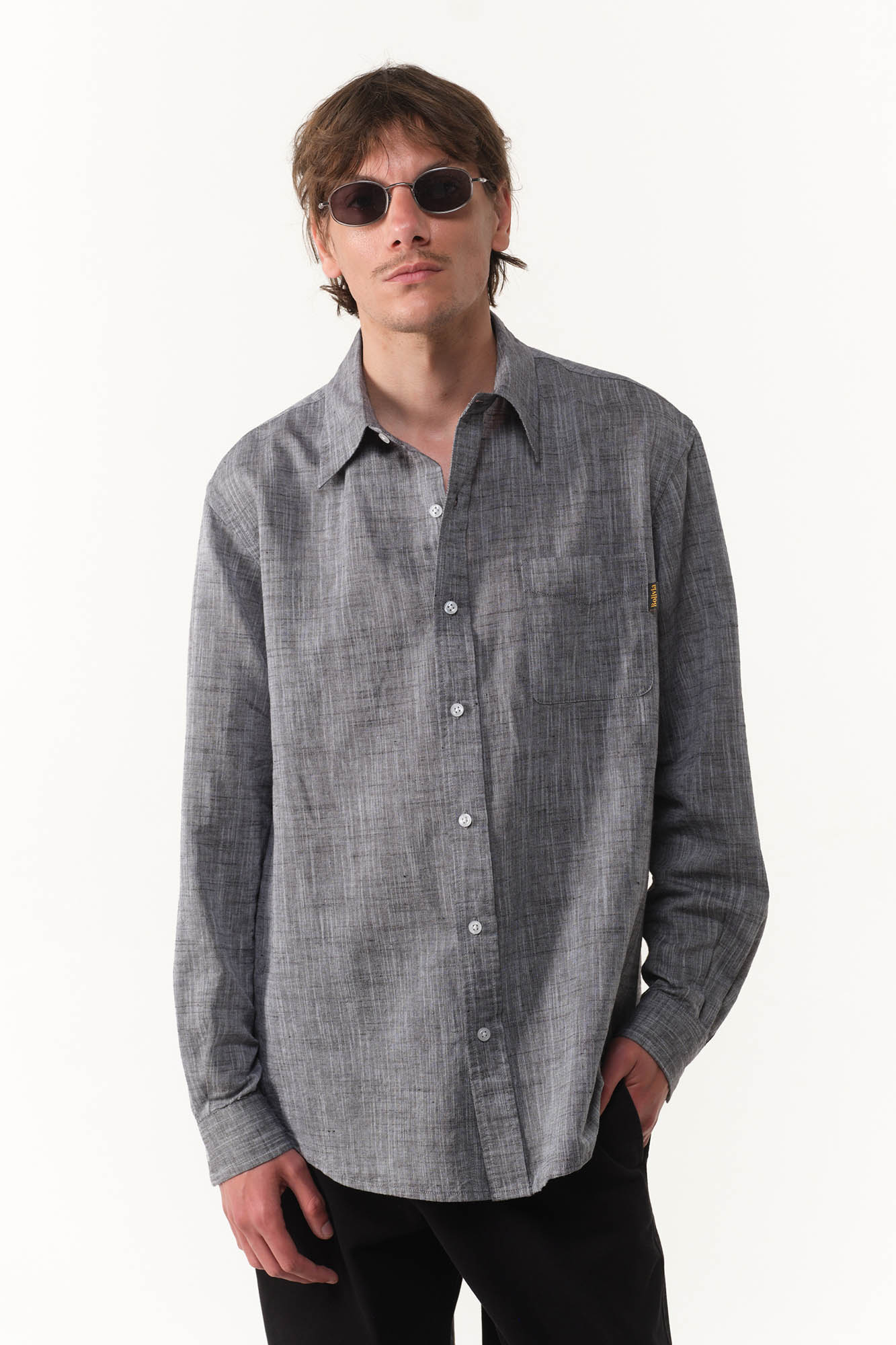 CAMISA RAS LINO