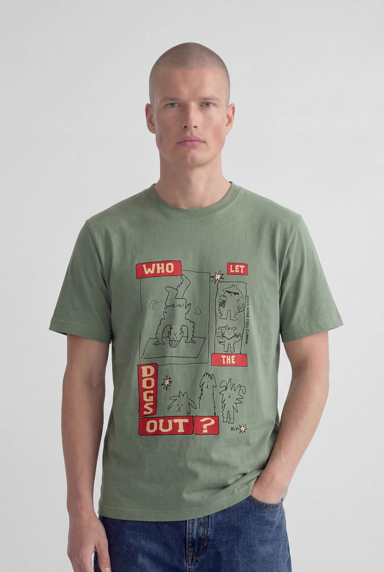 BW2600029-22 - REMERA WHO LET THE DOGS