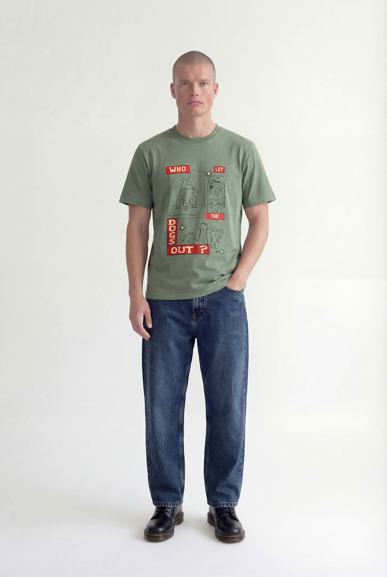 BW2600029-22 - REMERA WHO LET THE DOGS