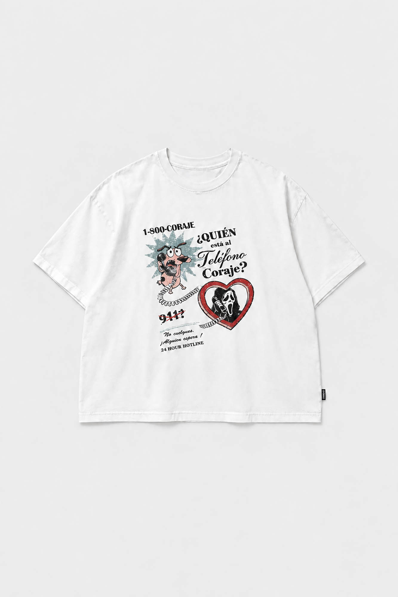 REMERA CORAJE CROPPED